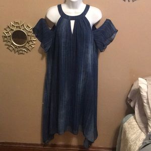 CHICO’s COLD SHOULDER DRESS NWT